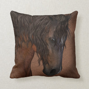 Cadeau équin ou autre de coussin de cheval de
