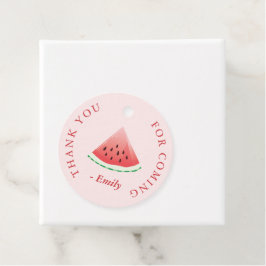 Cadeau Été Watermelon Favoriser les étiquettes