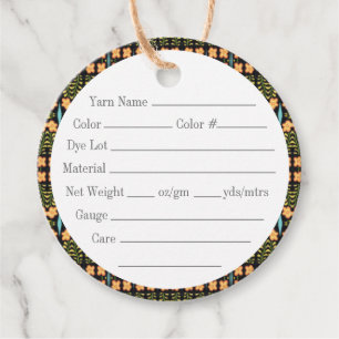 CADEAU ÉTIQUETTES À FIL RONDES "NOCTURNE 2"