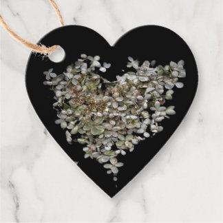 Cadeau Étiquettes Cadeaux Botaniques Cœur d'Hortensia