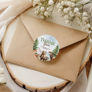 Cadeau Étiquettes Cadeaux Forêt Sauvage Bois