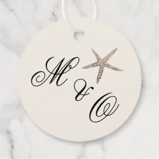 Cadeau Étiquettes de cadeaux de mariage côtiers de la Côt