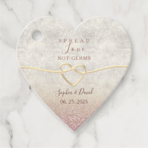 Cadeau Étiquettes de cadeaux de mariage 'Étendez l'amour,