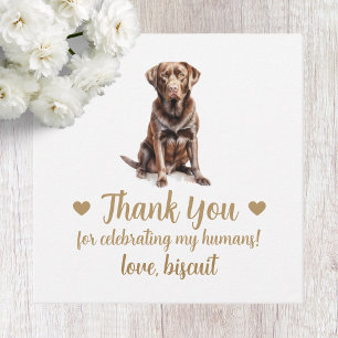 Cadeau Étiquettes de cadeaux de mariage personnalisées po
