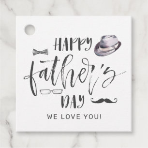 Cadeau Étiquettes de cadeaux tendance pour la fête des pè