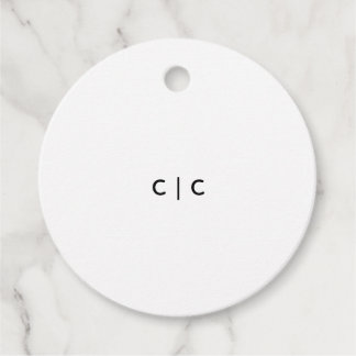 Cadeau Étiquettes de faveur de cercle
