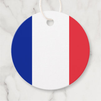 Cadeau Étiquettes de faveur de drapeau français