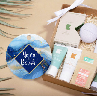 Cadeau Étiquettes de faveur de spa de Noël 'You're the Bo