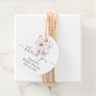 Cadeau Étiquettes de faveur florale pour la douche de mar