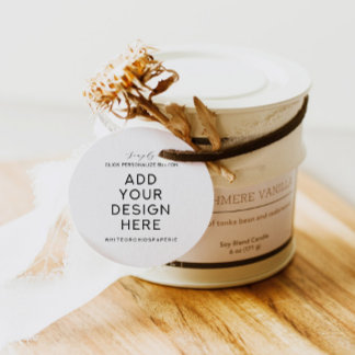 Cadeau Étiquettes de faveur rondes 2x2" Impression