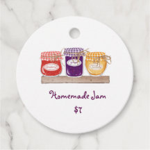 Étiquettes de prix pour confiture ou gelée maison
