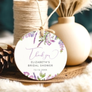 Cadeau Étiquettes de remerciement Fleurs sauvages Prairie