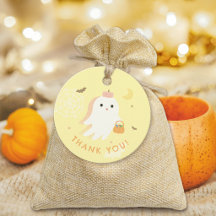 Étiquettes de remerciement pour fête d'Halloween