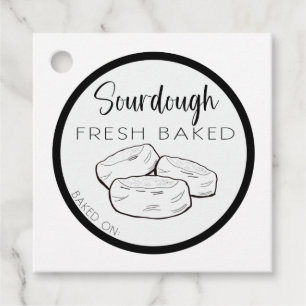 CADEAU ÉTIQUETTES POUR PAIN ANGLAIS AU LEVAIN, PÂTE AU LE