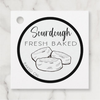 CADEAU ÉTIQUETTES POUR PAIN ANGLAIS AU LEVAIN, PÂTE AU LE
