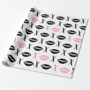 Cadeau Étreintes et papier d'emballage d'impression de