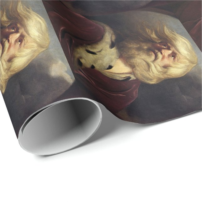 Cadeau Étude sur le papier d'enveloppement de King Lear (Coin rond)