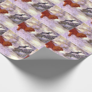 Cadeau Faire rouler le rouleau de papier à envelopper de