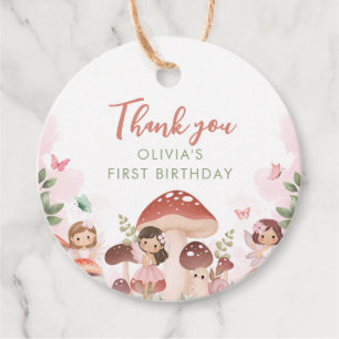 Cadeau Fairy Birthday Merci Favoriser les étiquettes cade