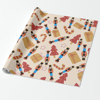 Cadeau Festive Whimsy Elegance Papier d'enveloppement de