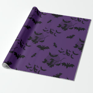Cadeau Feuilles de papier enveloppant de la fête d'Hallow