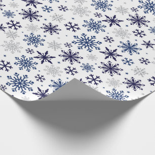 Cadeau Flammes de neige Papier d'enveloppement de Noël