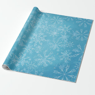 Cadeau Flammes de neige sur papier d'enveloppement du cie