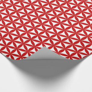 Cadeau "Fleur papier d'emballage de motif de vie"