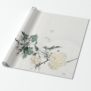 Cadeau FLEURS JAPONAISES Envelopper le papier