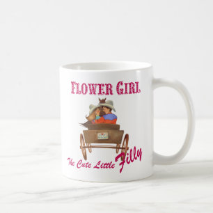 Cadeau Flower Girl, Café Mug mariage cadeau de fêt