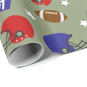 Cadeau Football sport fun fête emballage papier