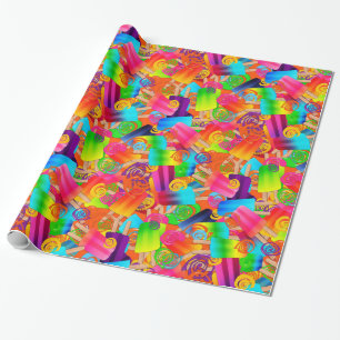 Cadeau Frottes CKC Popsicle, Papier d'enveloppement Orang