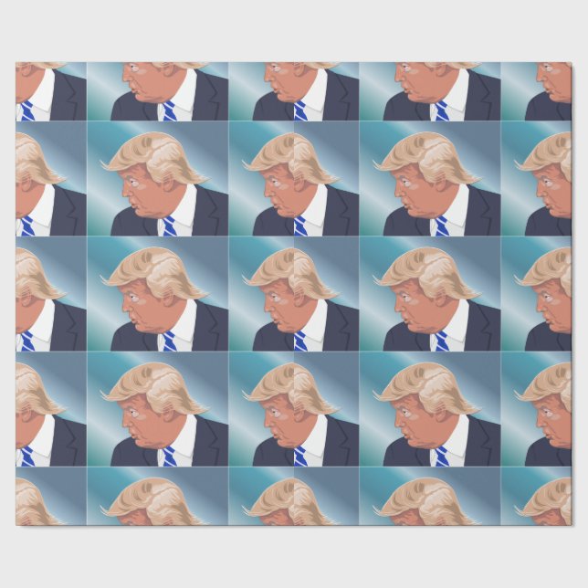 Cadeau FUNNY TRUMP CHRSTMAS Papier à envelopper (Couture)