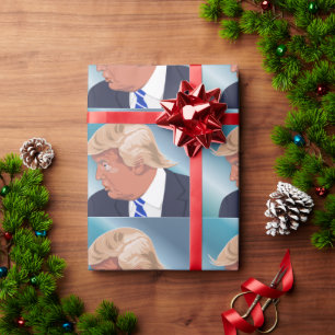 Cadeau FUNNY TRUMP CHRSTMAS Papier à envelopper