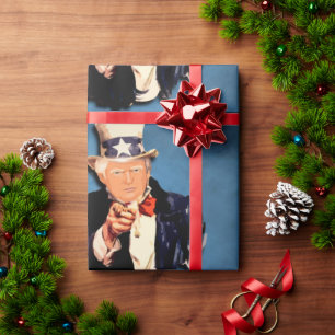 Cadeau FUNNY TRUMP CHRSTMAS Papier à envelopper