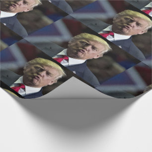 Cadeau FUNNY TRUMP KISS TOUT LE papier enveloppant OCCASI