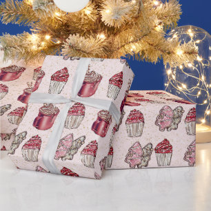 Cadeau Goodies de Noël Papier d'enveloppement de vacances