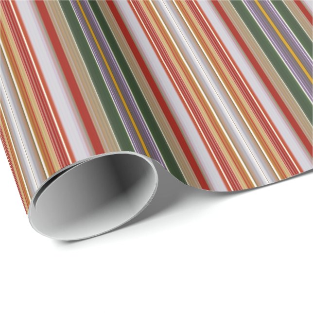 Cadeau HAMbyWG - Papier à envelopper - Bande de bonbons d (Coin rond)