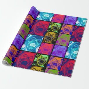 Cadeau Hé Zombie ! Papier d'enveloppement ZombiesAreMyBes