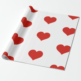 Cadeau HEART Valentine's Day Wrapping Papier
