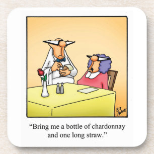Cadeau Hilarious Vin Humour Dessous de verre