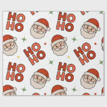 Ho Ho Ho Papier d'emballage du Père Noël – Amusant