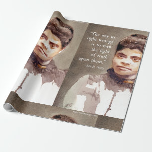 Cadeau Ida B Wells & Citation Papier d'emballage Baby