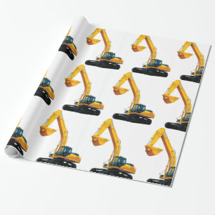 Cadeau Image de l'excavateur de caniveau pour papier bril