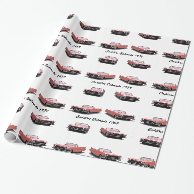 Cadeau Image de voiture classique pour papier brillant (Déroulé)
