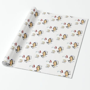 Cadeau Infirmière en papier d'emballage