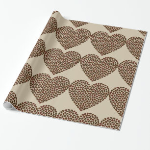 Cadeau J'adore le papier d'emballage de café