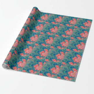 Cadeau Jardin de papier d'emballage d'art de fractale de
