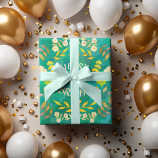 Cadeau JAUNE D'OR ET Plaques de papier personnalisées LUM