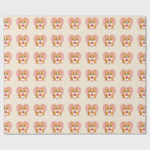 Cadeau joli corgi papier
